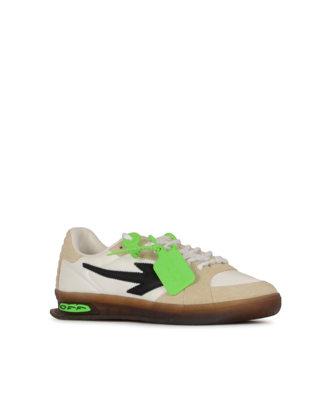 OFF-WHITE Мульти замшевые низкие кроссовки / кеды, фото 2