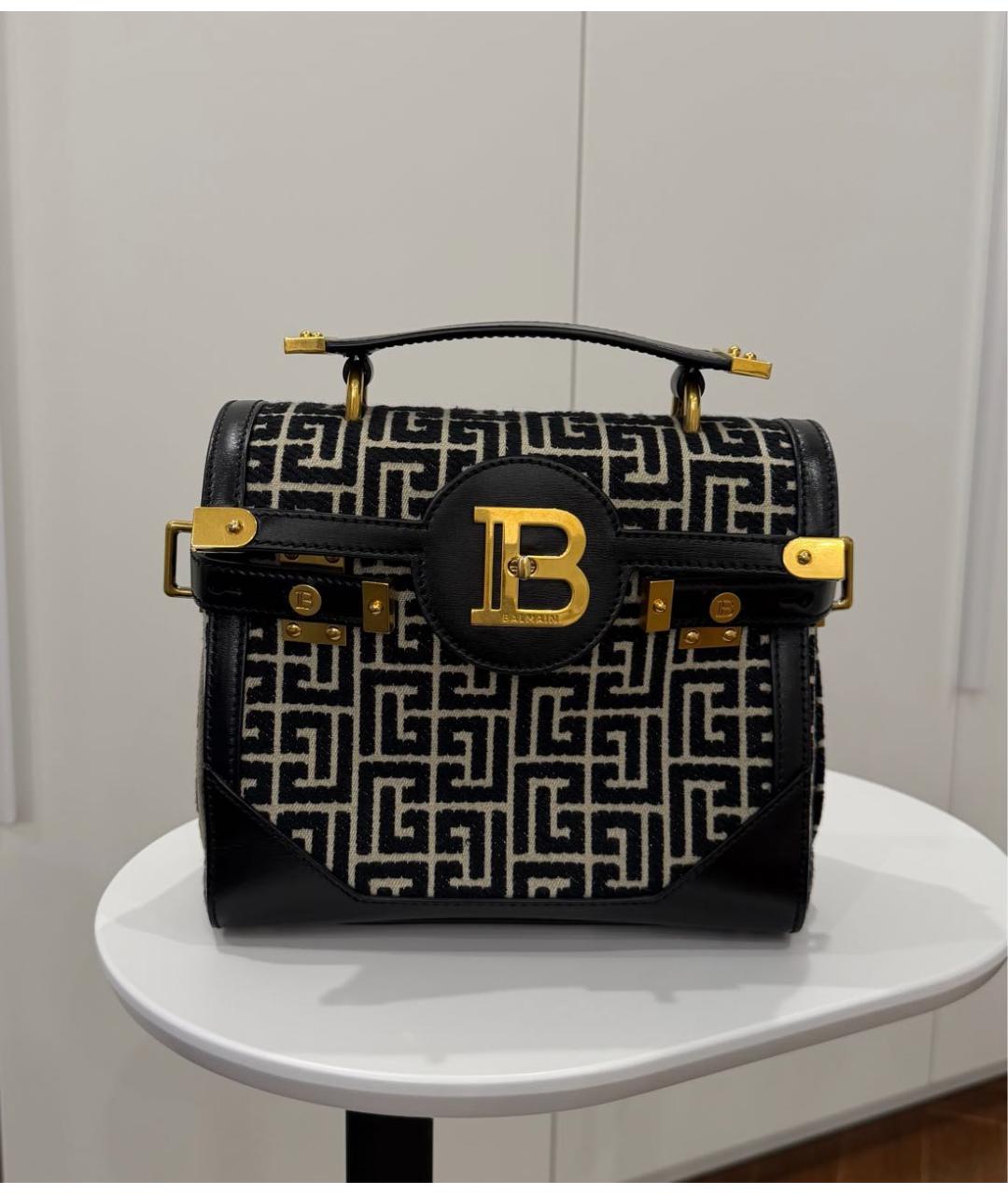 BALMAIN Черная сумка через плечо, фото 9