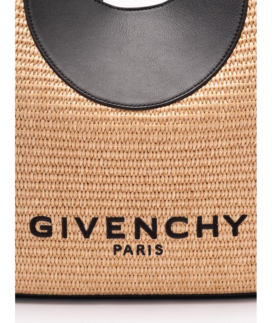 GIVENCHY Бежевая тканевая сумка тоут, фото 4