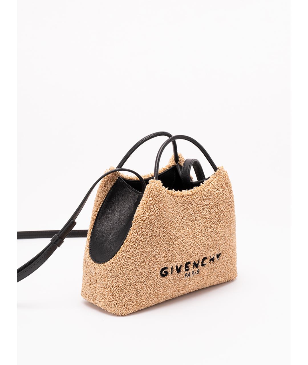 GIVENCHY Бежевая синтетическая сумка через плечо, фото 3
