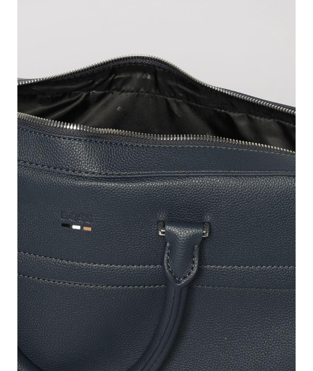 HUGO BOSS Синий портфель, фото 4