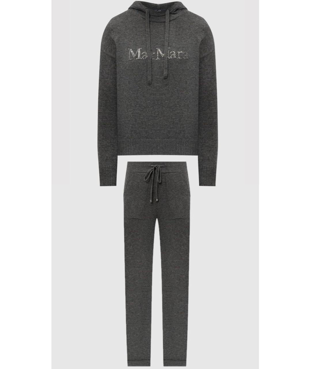 MAX MARA Серый костюм с брюками, фото 8