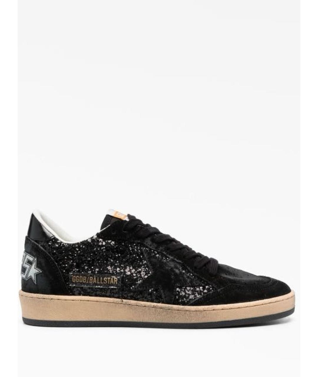 GOLDEN GOOSE DELUXE BRAND Черные замшевые кеды, фото 6