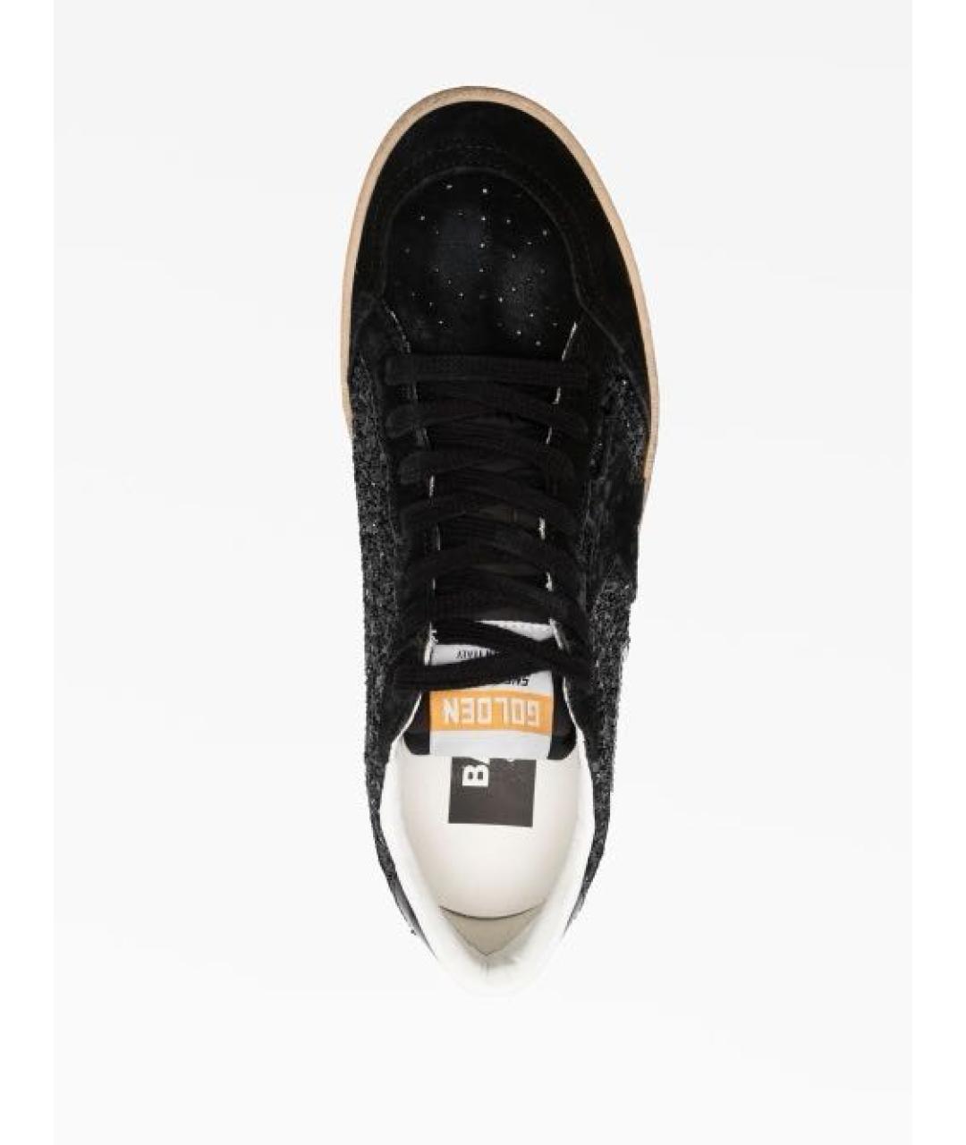 GOLDEN GOOSE DELUXE BRAND Черные замшевые кеды, фото 3