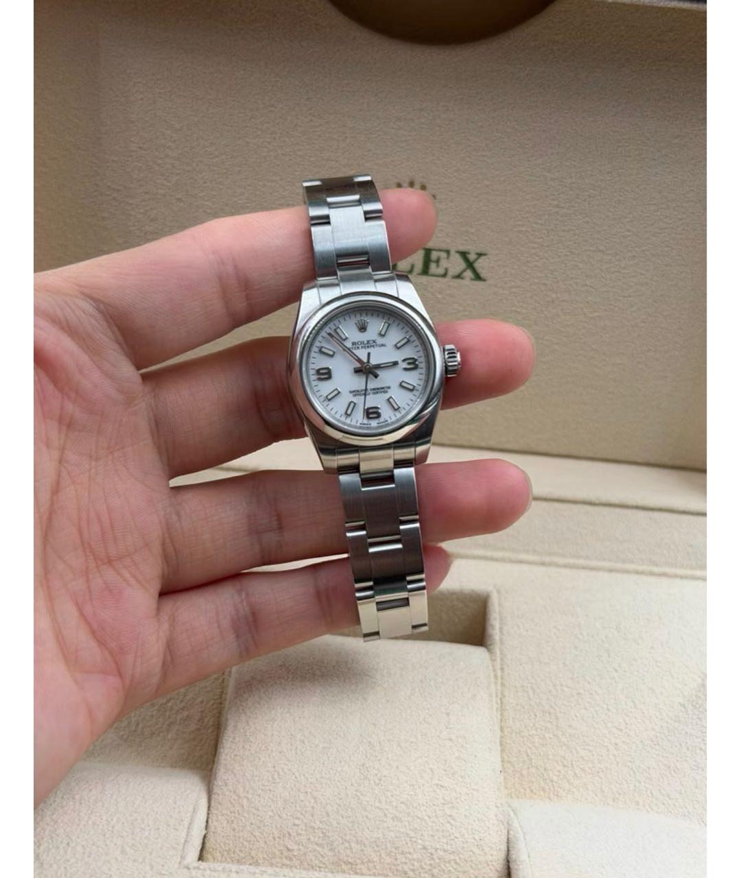 ROLEX Серебряные часы, фото 2