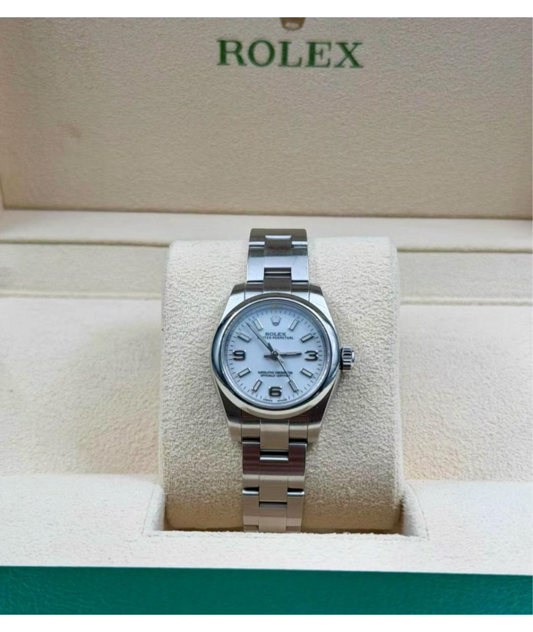 ROLEX Серебряные часы, фото 3