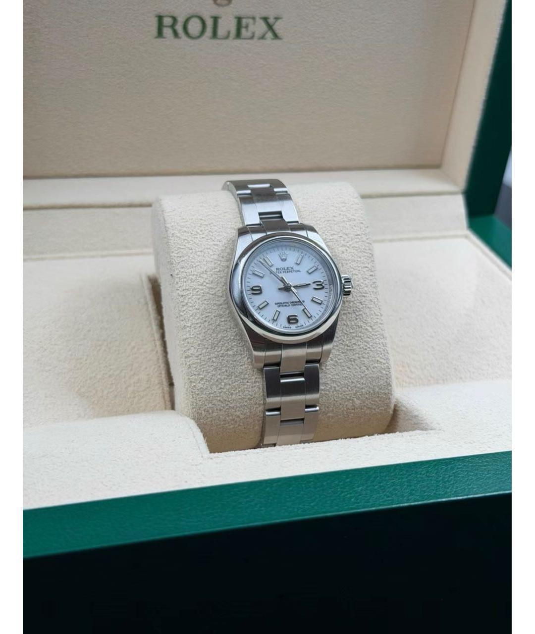 ROLEX Серебряные часы, фото 5