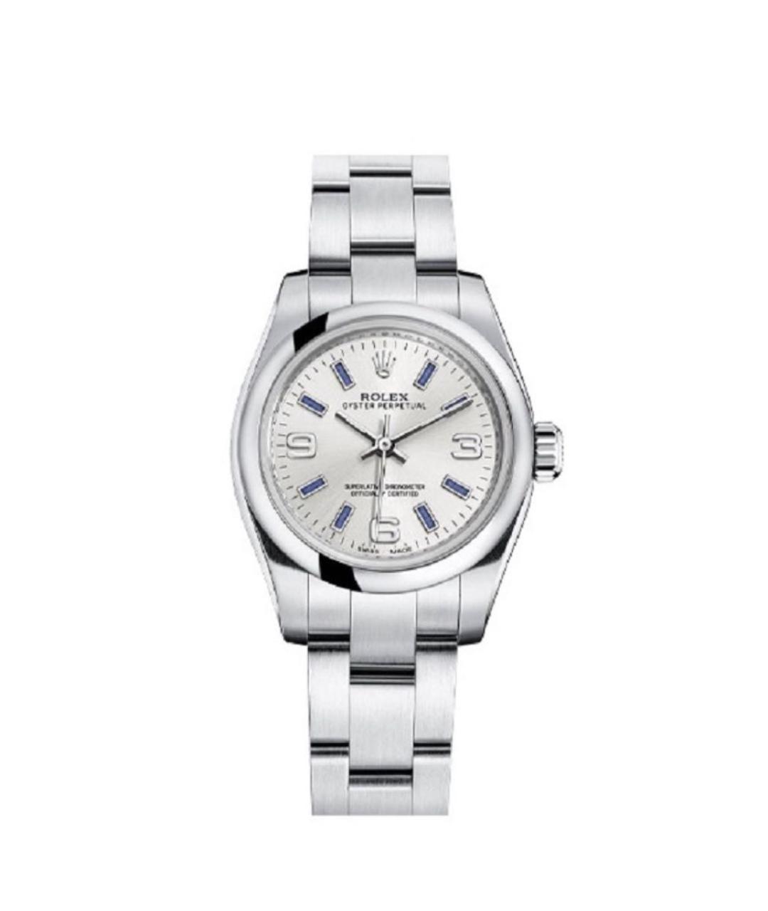 ROLEX Серебряные часы, фото 1