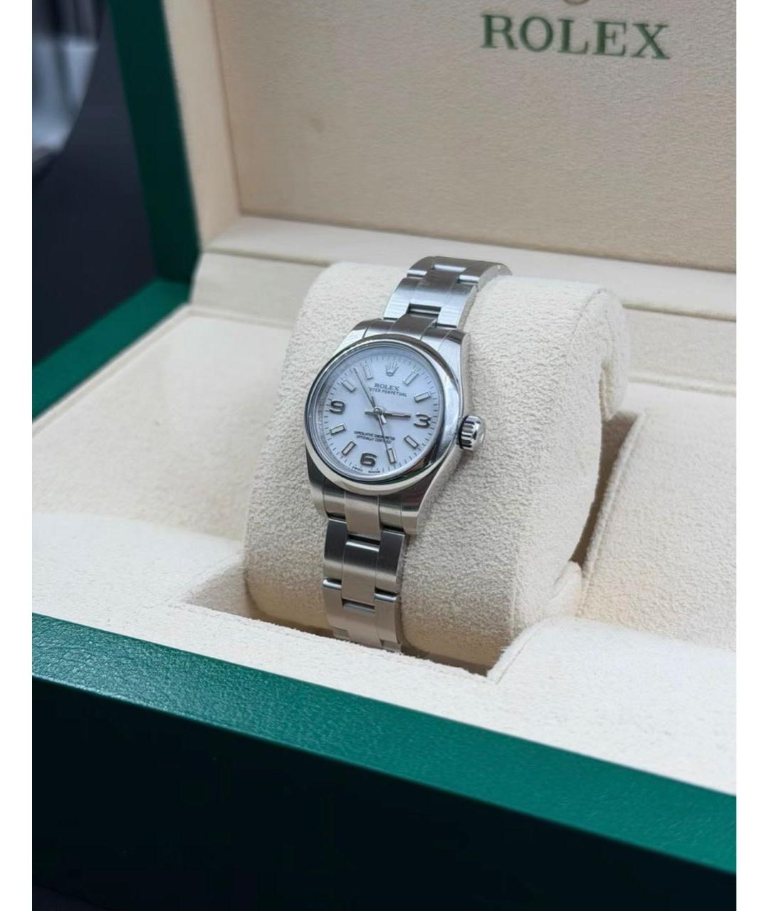 ROLEX Серебряные часы, фото 4
