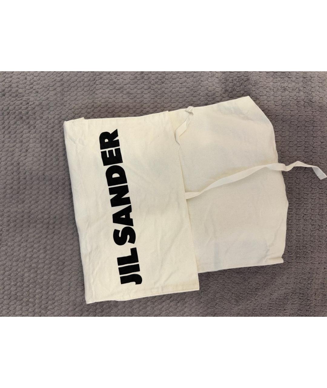 JIL SANDER Белая хлопковая футболка, фото 5