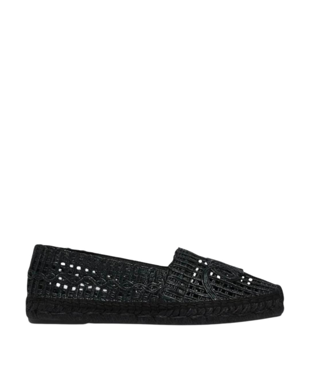 WEEKEND MAX MARA Черные синтетические эспадрильи, фото 1