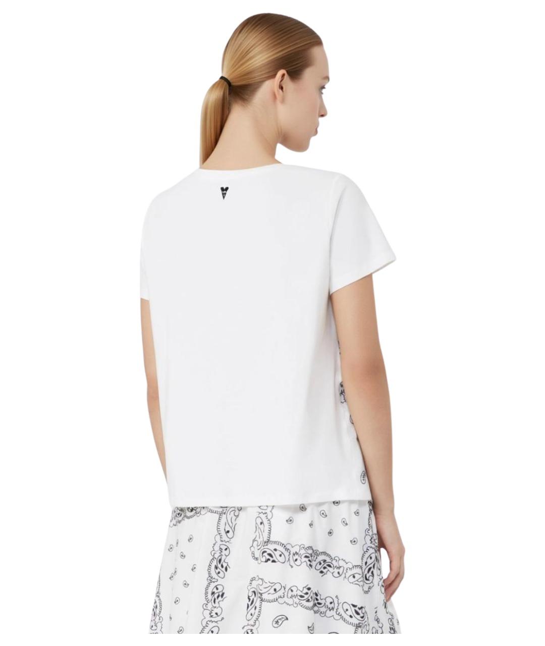 WEEKEND MAX MARA Белая льняная блузы, фото 4