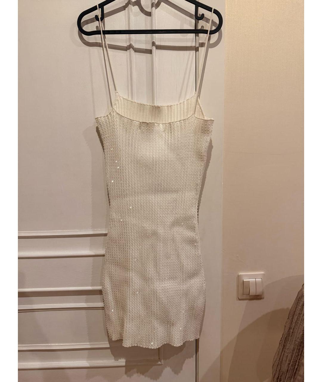 ALEXANDER WANG Белое полиамидовое коктейльное платье, фото 2
