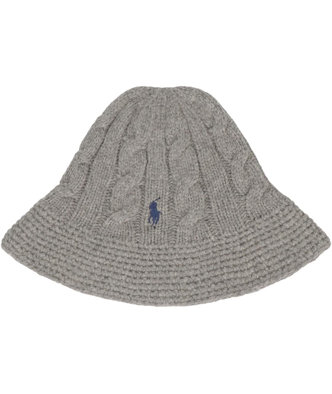 POLO RALPH LAUREN Серая шерстяная шляпа, фото 1