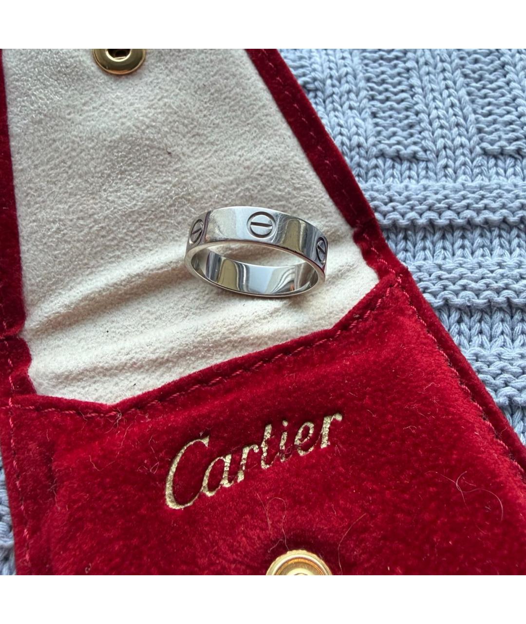 CARTIER Серое кольцо из белого золота, фото 5