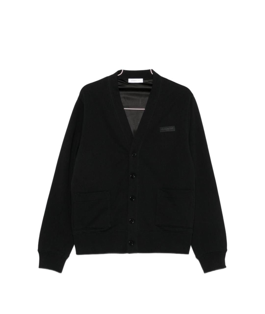 GIVENCHY Черный хлопковый джемпер / свитер, фото 1