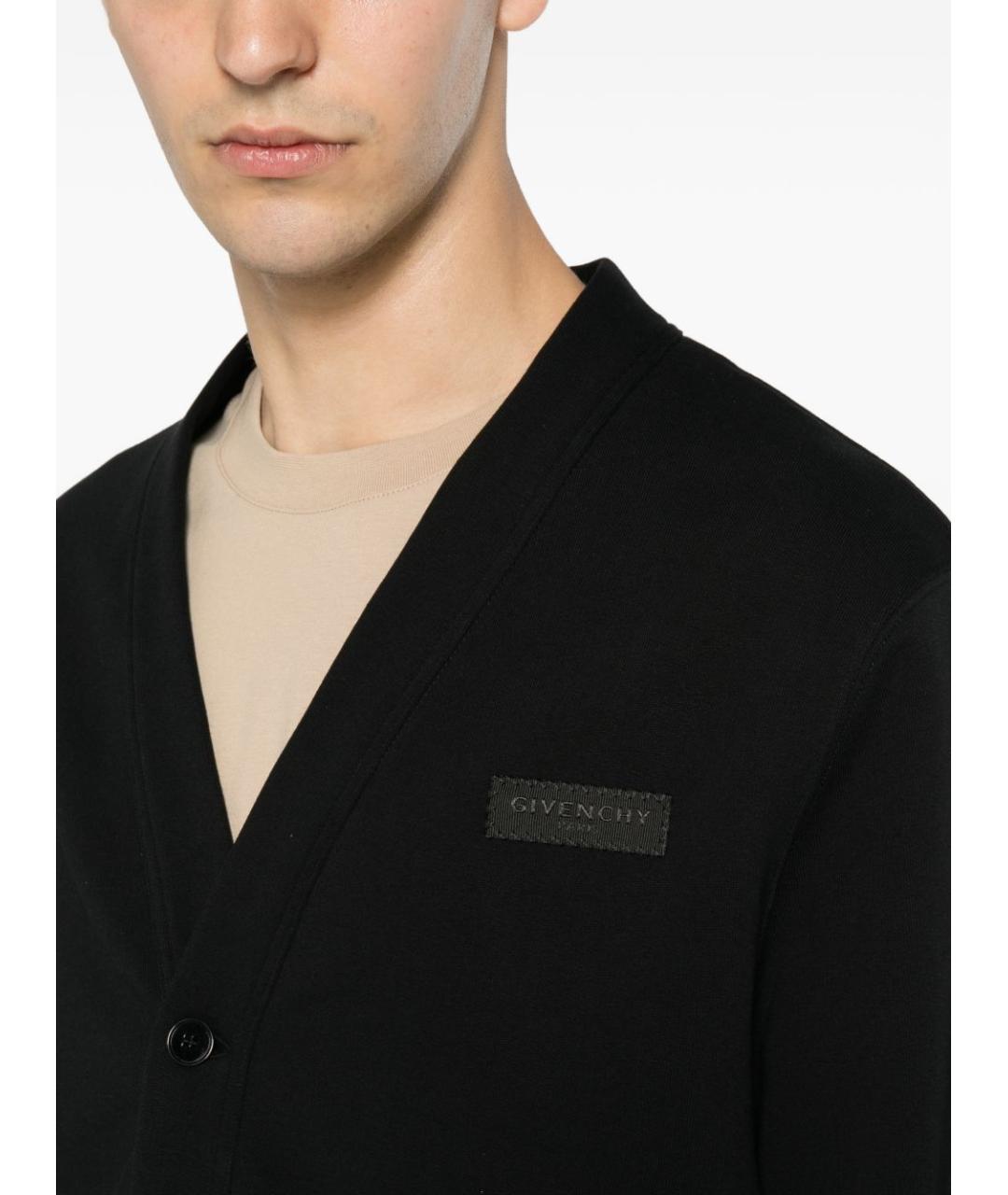 GIVENCHY Черный хлопковый джемпер / свитер, фото 3