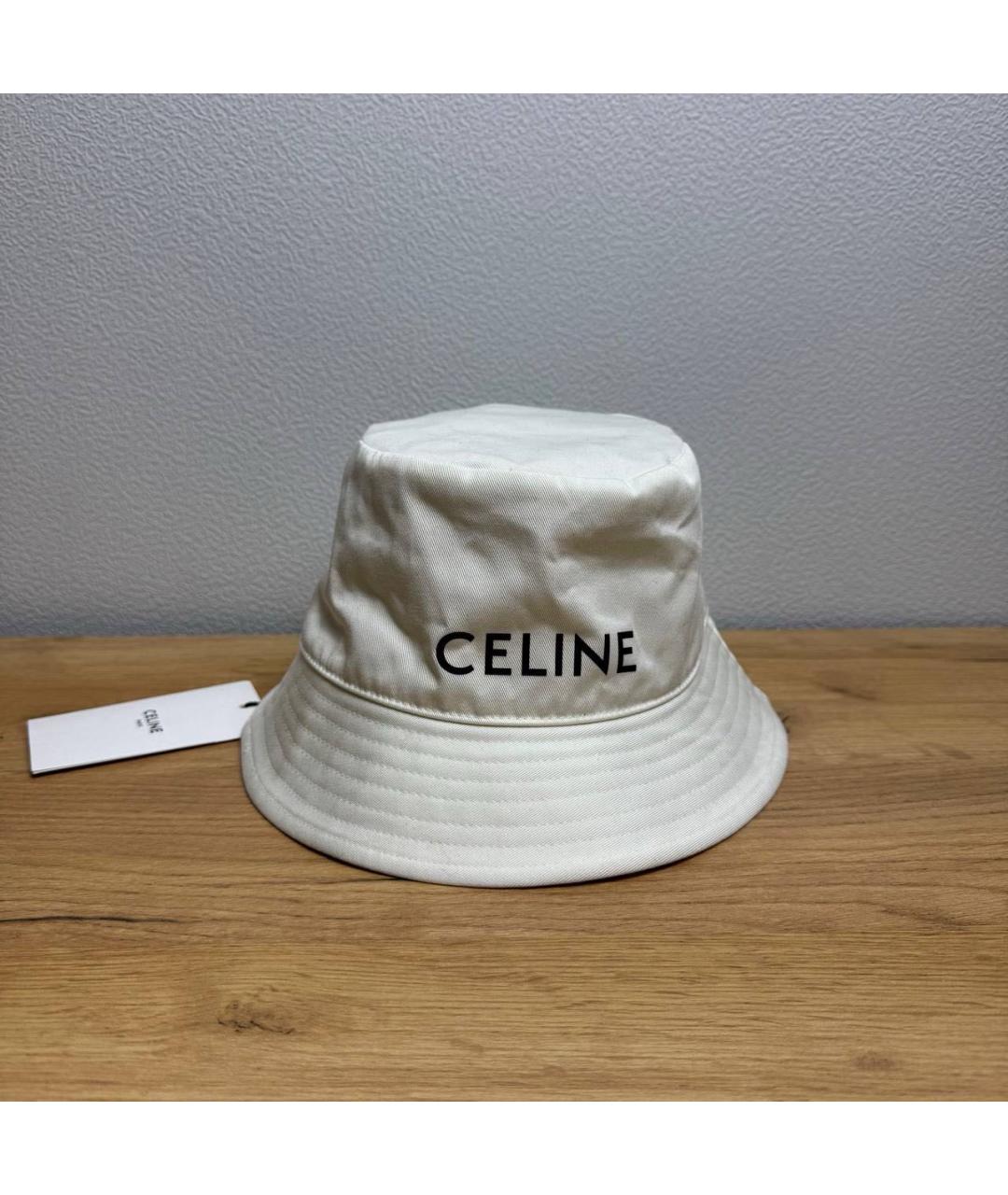 CELINE Белая панама, фото 6