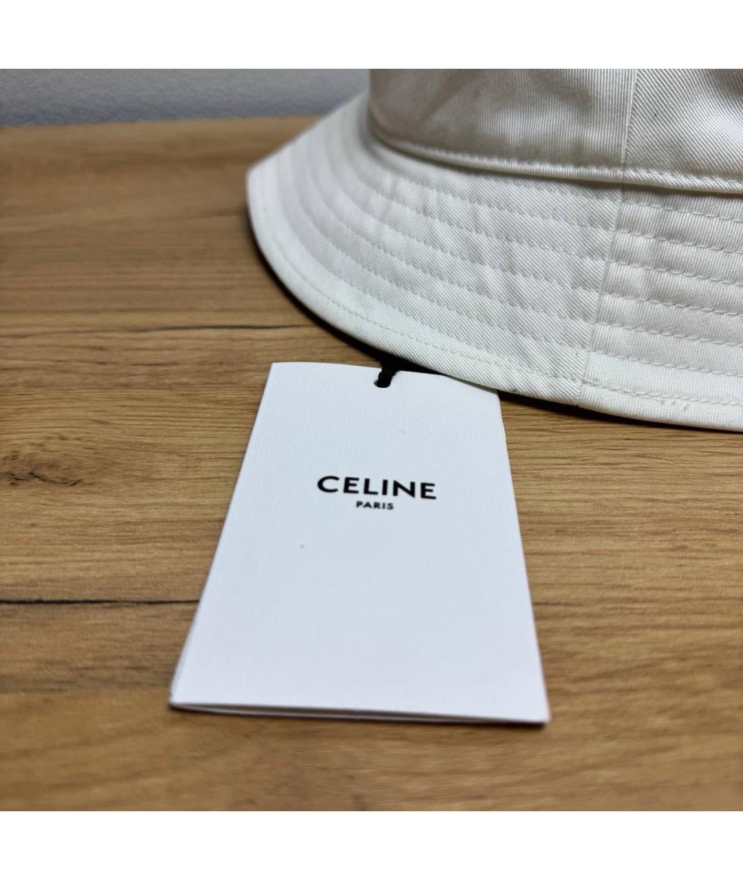 CELINE Белая панама, фото 5