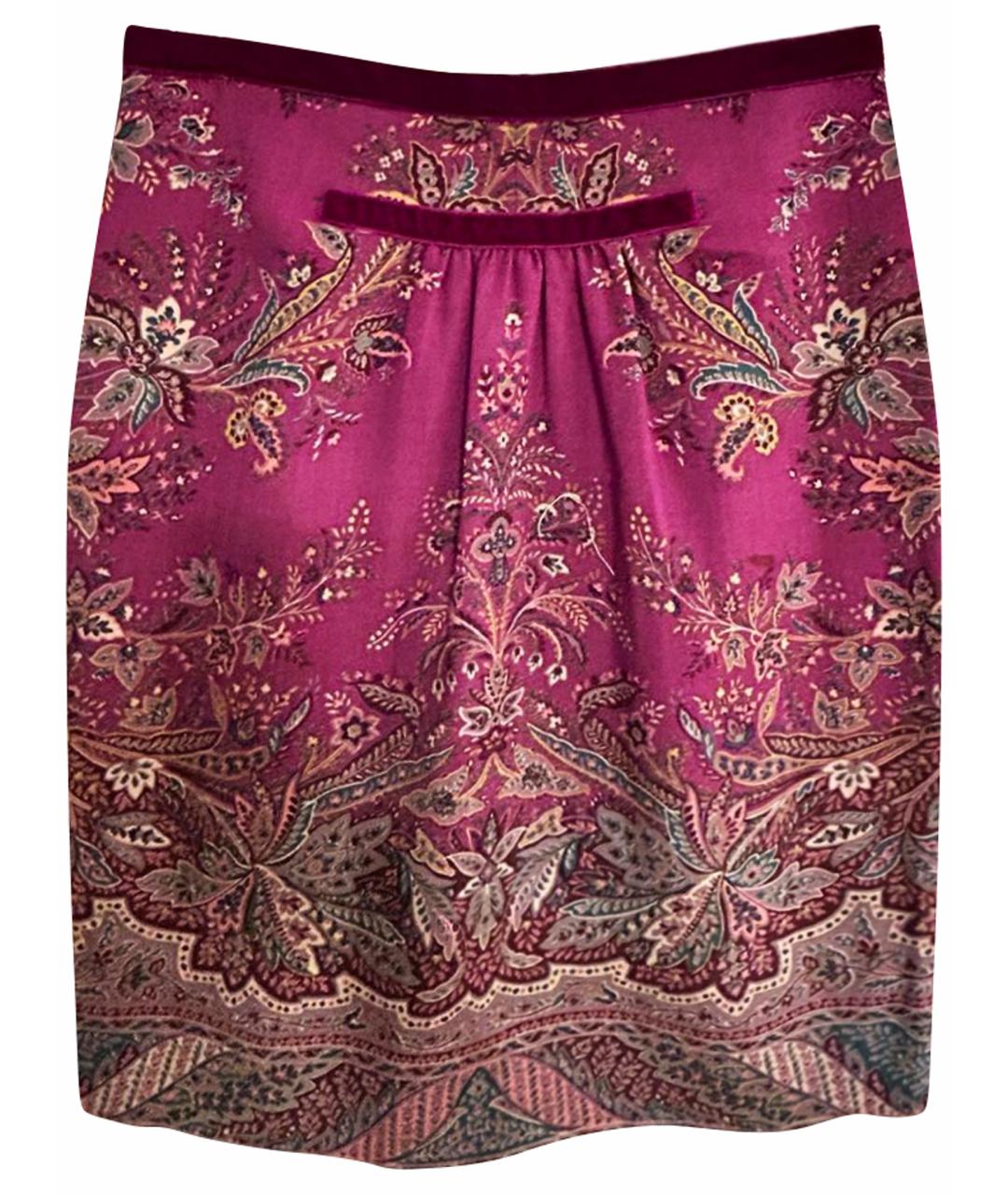 ETRO Мульти шерстяная юбка миди, фото 1