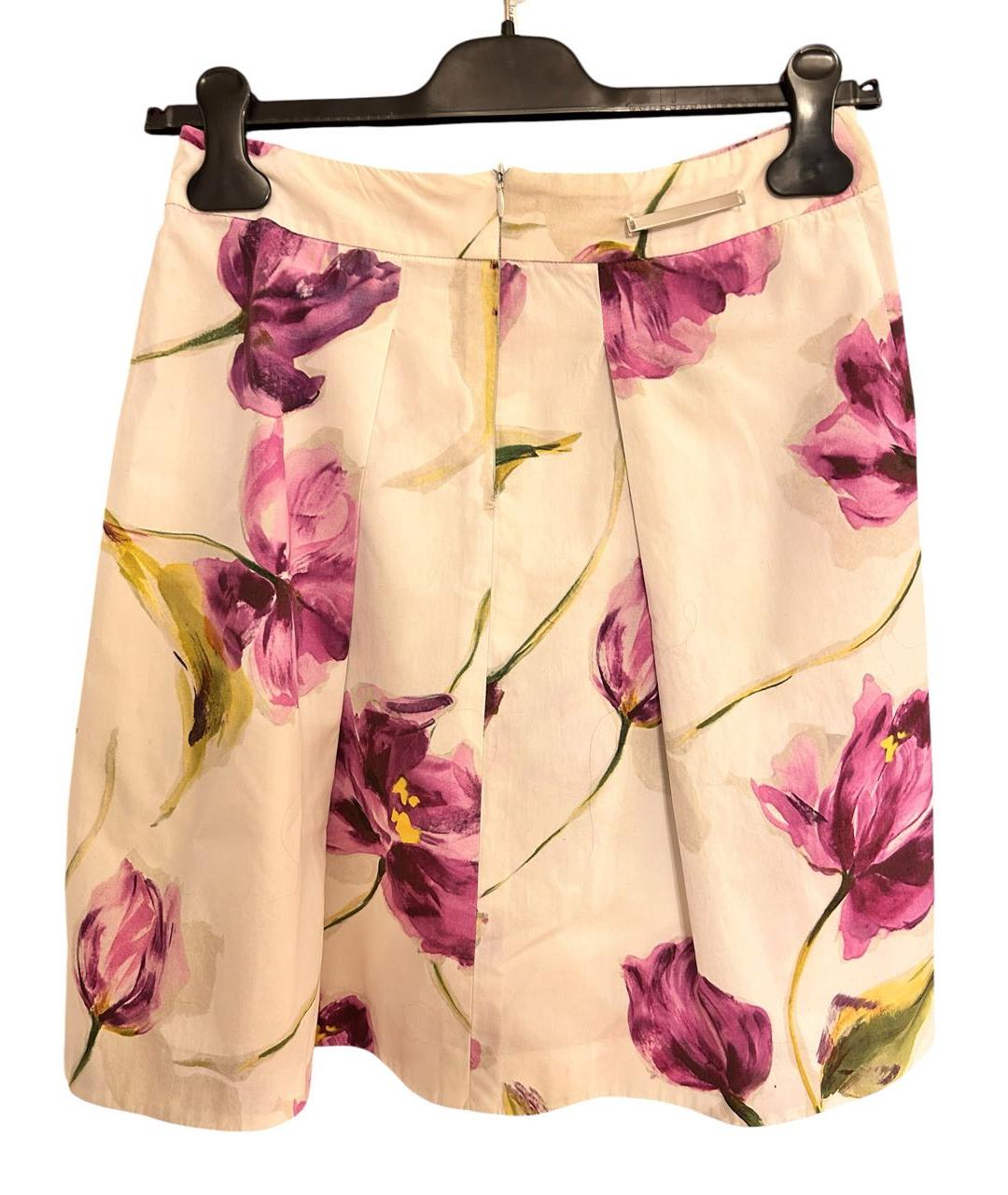 MOSCHINO Фиолетовый хлопковый костюм с юбками, фото 7
