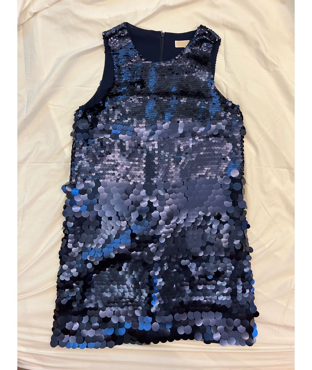 MICHAEL MICHAEL KORS Темно-синее полиэстеровое вечернее платье, фото 5