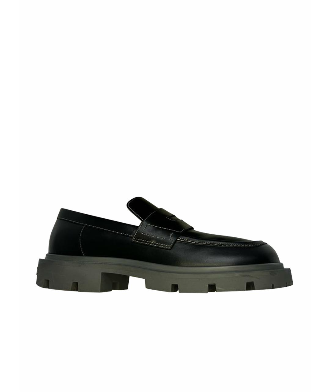 MAISON MARGIELA Черные кожаные лоферы, фото 8
