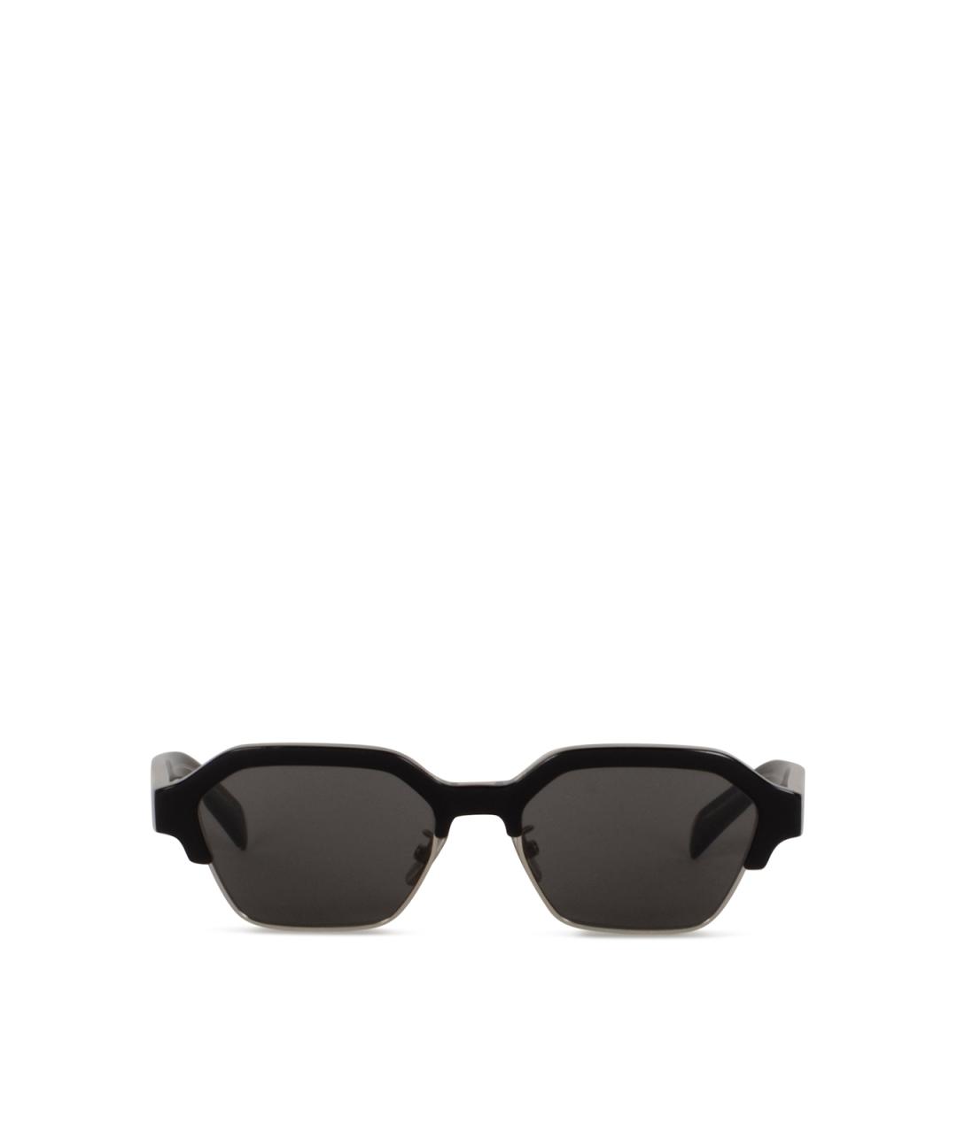 CELINE Черные пластиковые солнцезащитные очки, фото 2