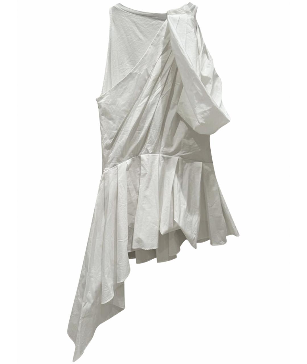 ALEXANDER MCQUEEN Белая хлопковая блузы, фото 1