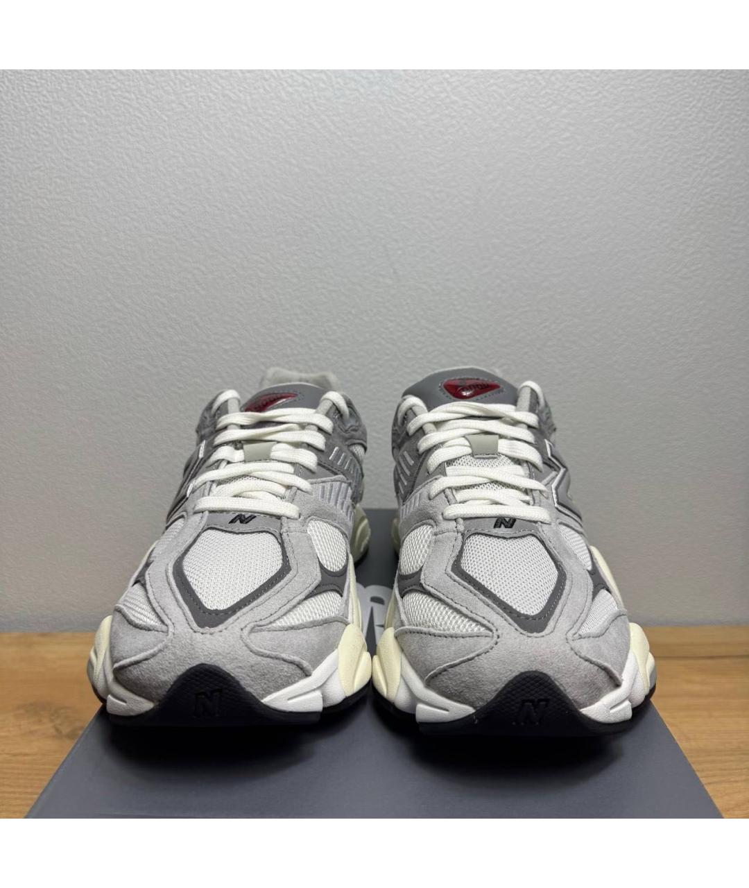 NEW BALANCE Серые текстильные низкие кроссовки / кеды, фото 5