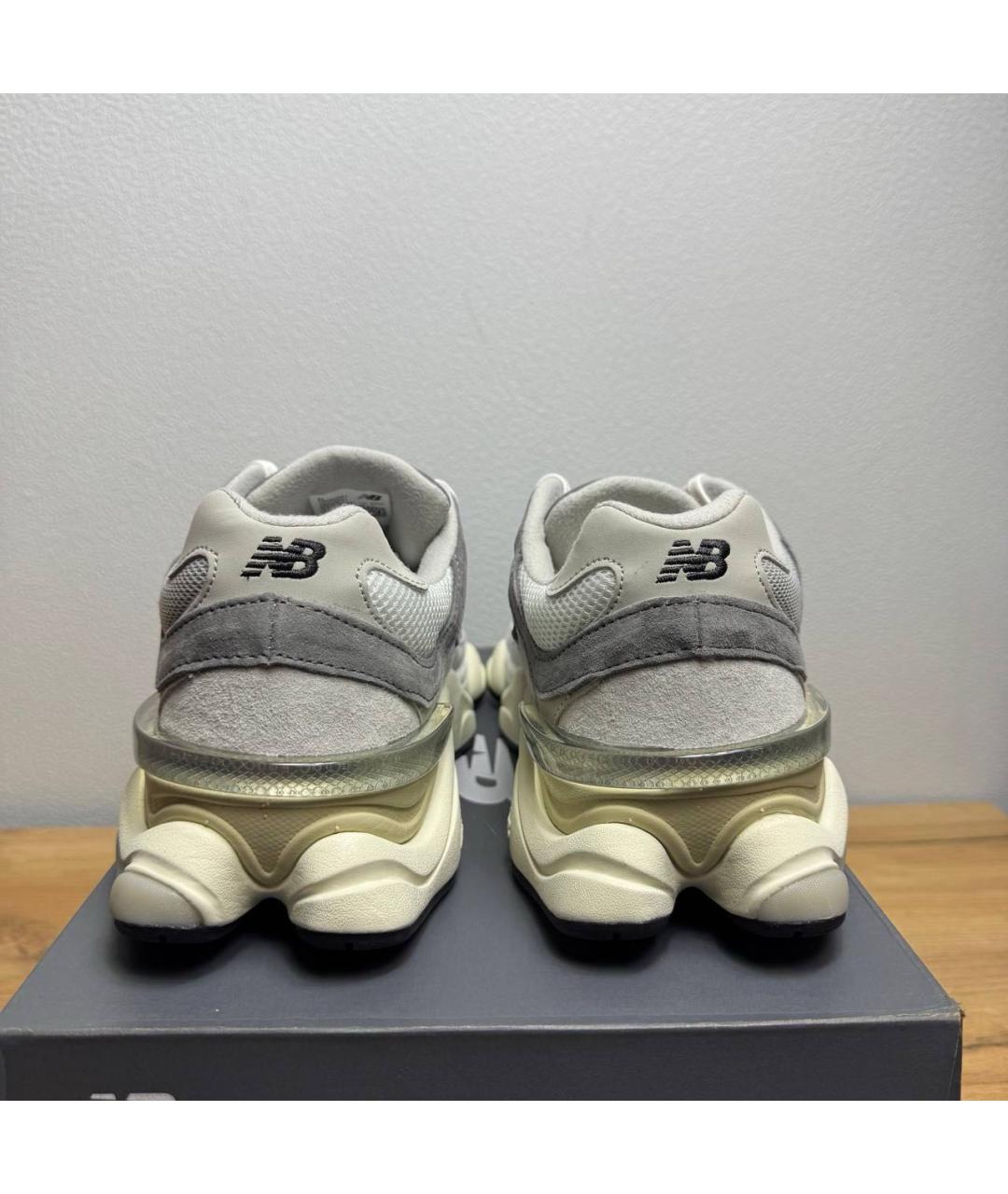 NEW BALANCE Серые текстильные низкие кроссовки / кеды, фото 4
