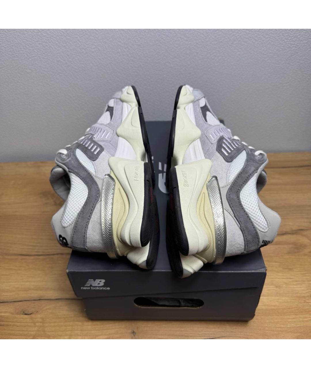 NEW BALANCE Серые текстильные низкие кроссовки / кеды, фото 6