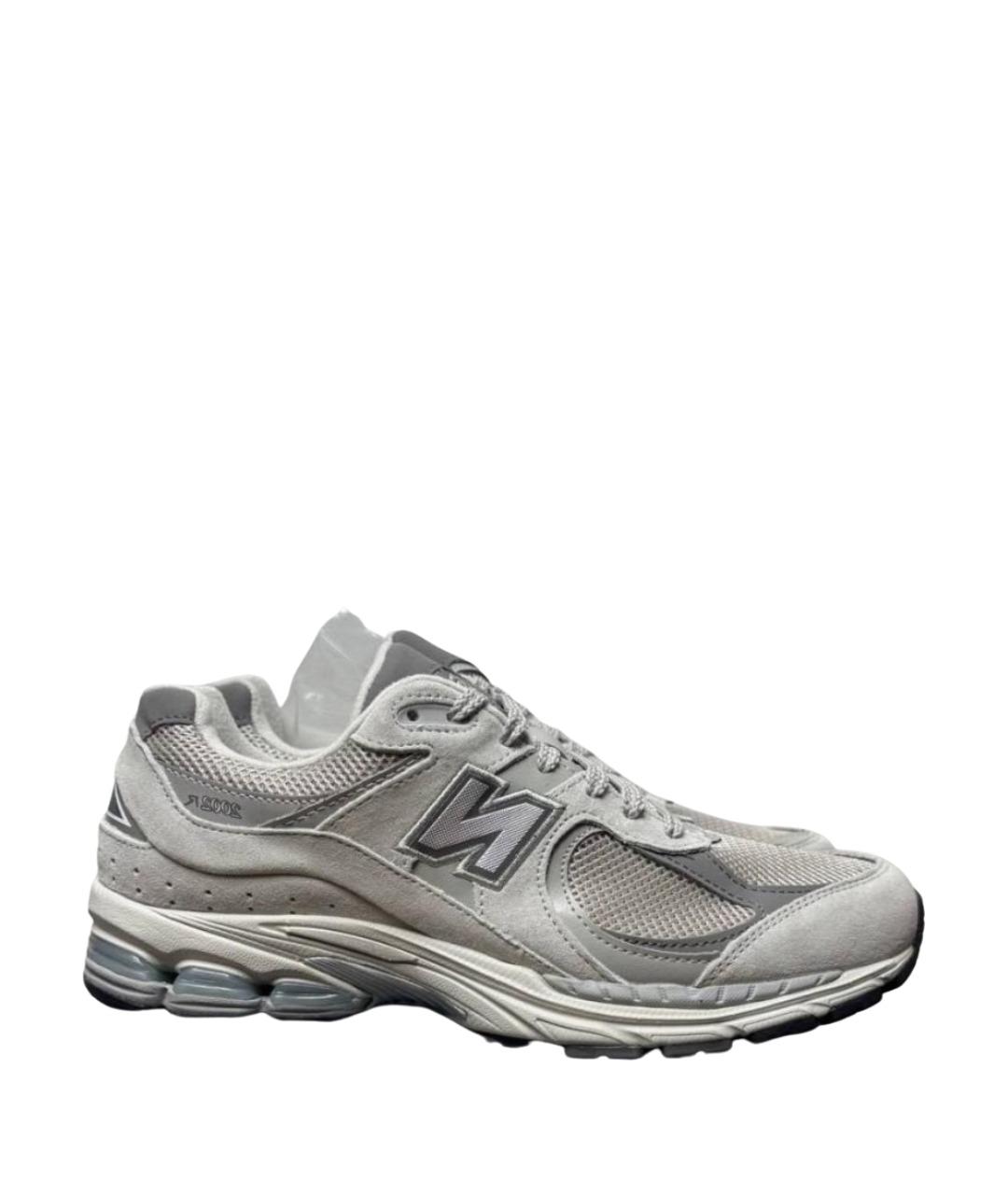 NEW BALANCE Серые синтетические низкие кроссовки / кеды, фото 1