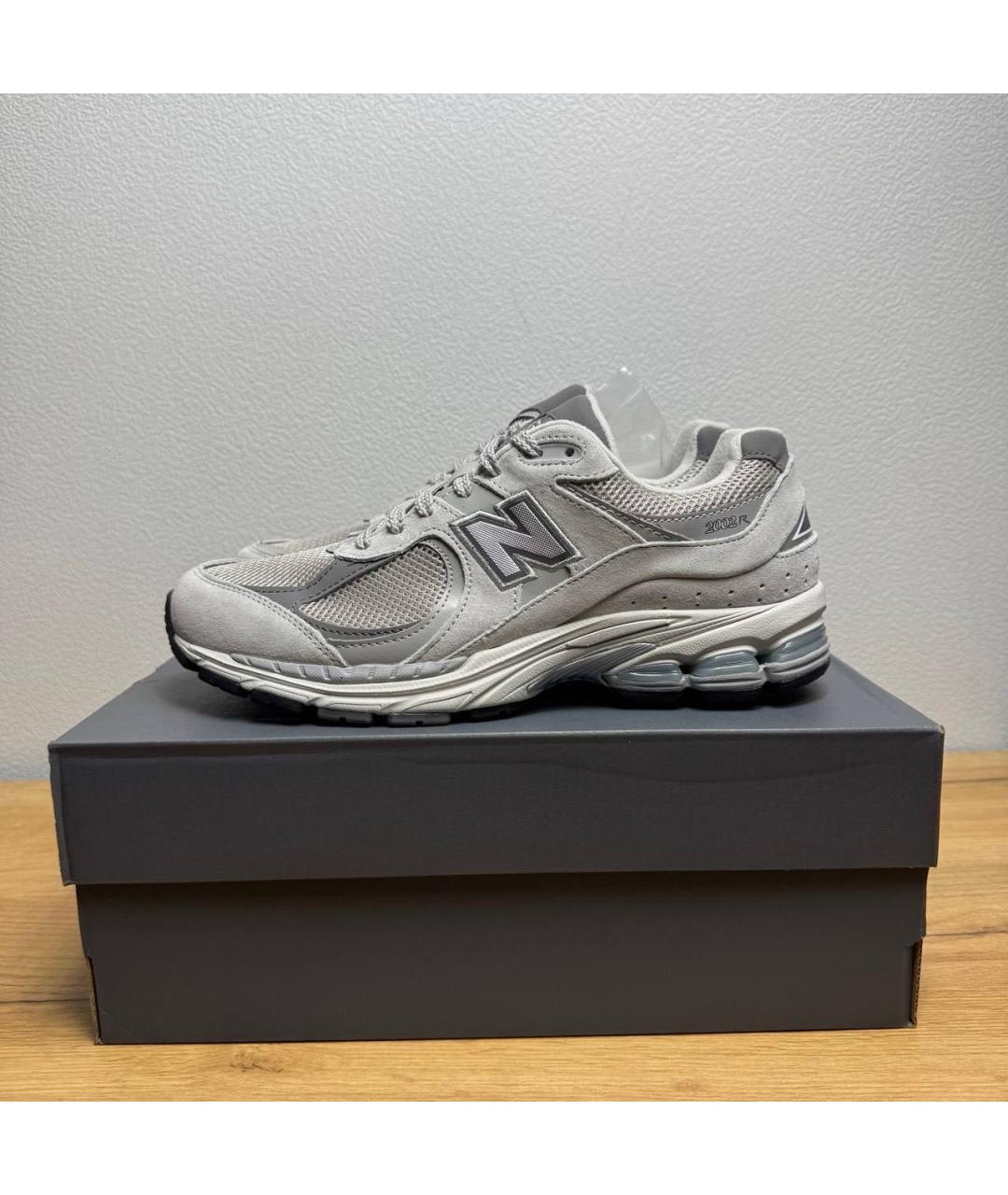 NEW BALANCE Серые синтетические низкие кроссовки / кеды, фото 6
