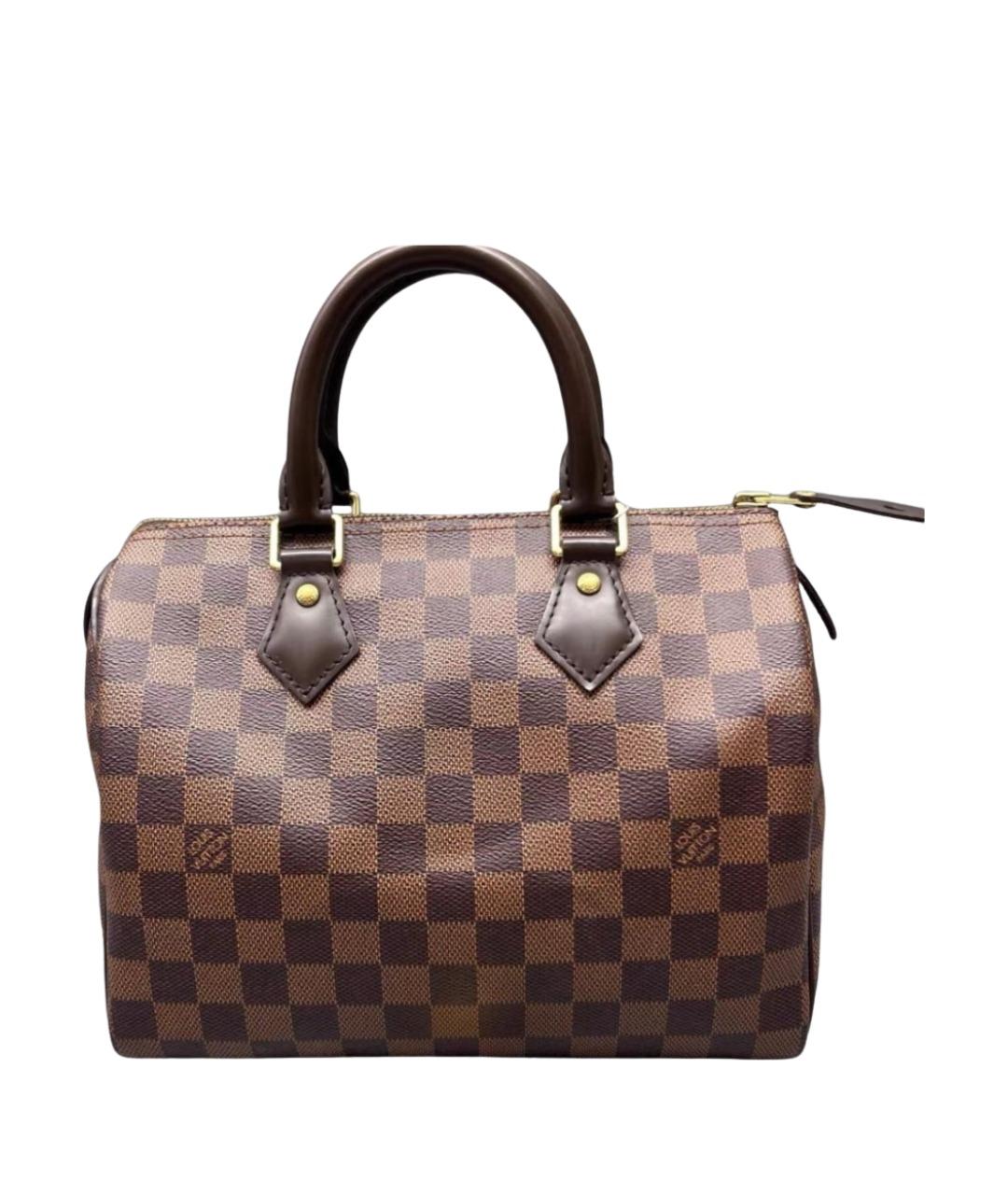 LOUIS VUITTON Коричневая сумка с короткими ручками, фото 1