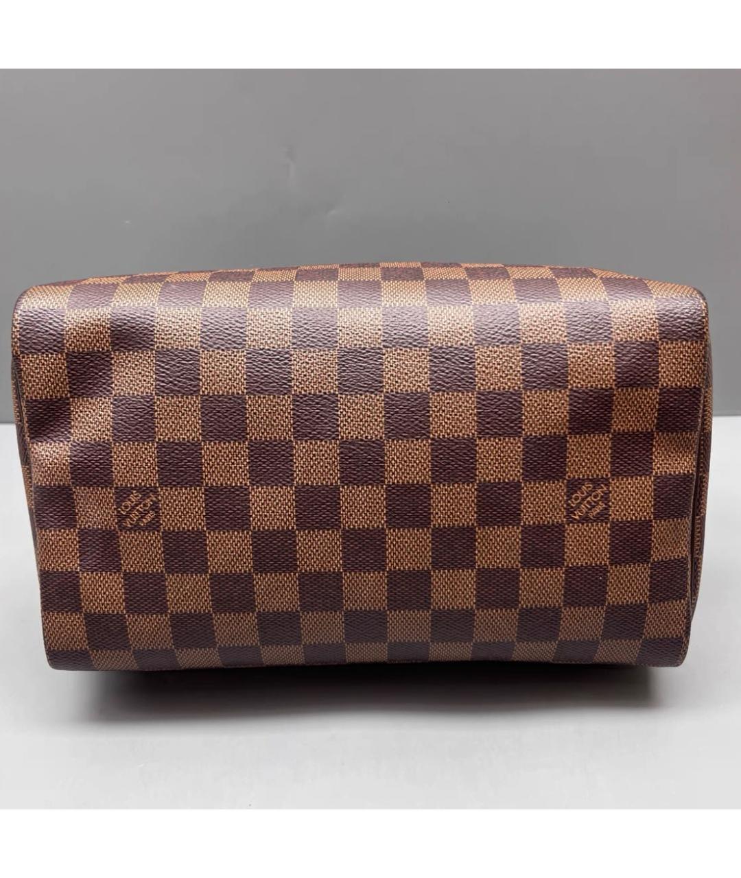 LOUIS VUITTON Коричневая сумка с короткими ручками, фото 4