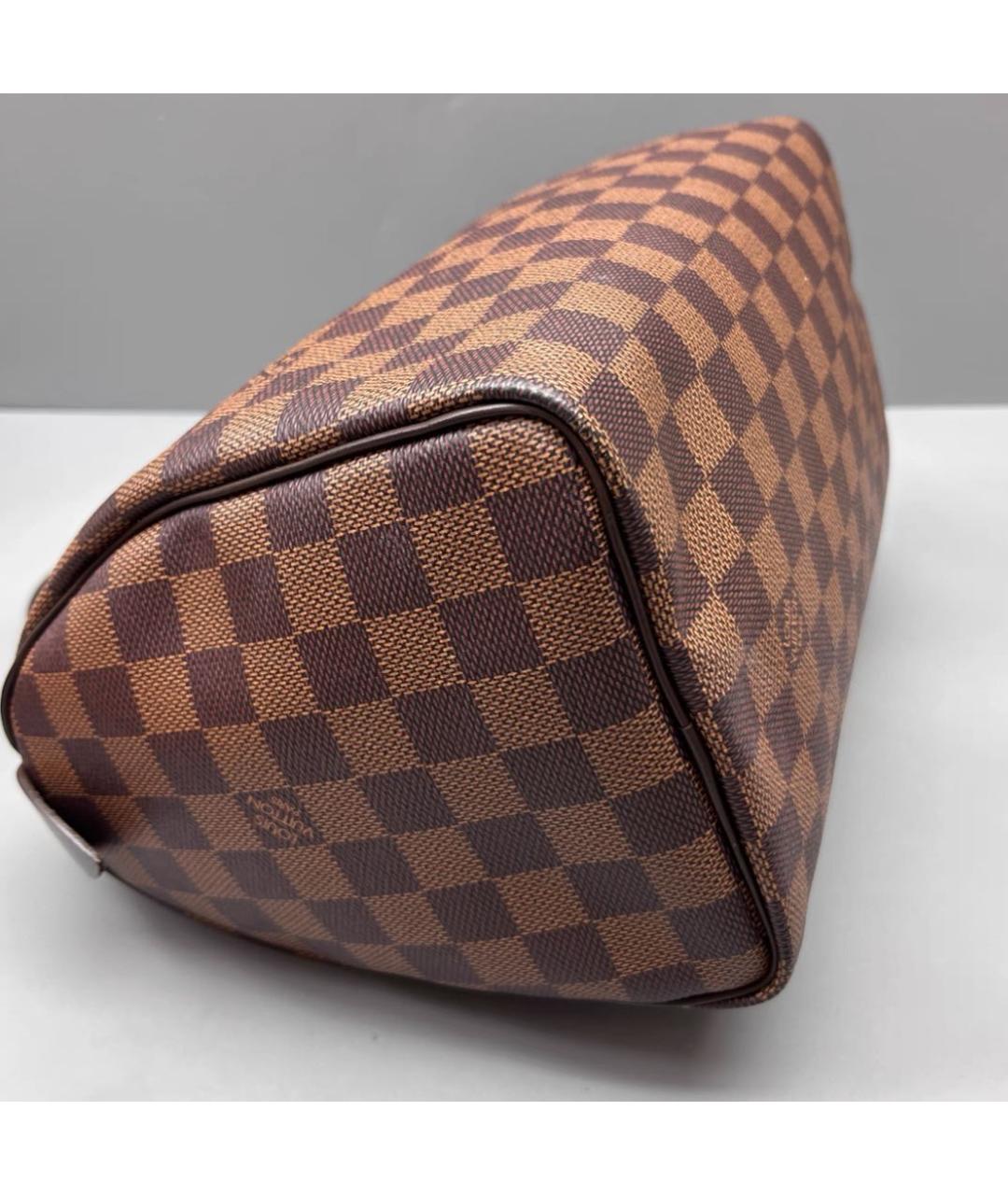 LOUIS VUITTON Коричневая сумка с короткими ручками, фото 5