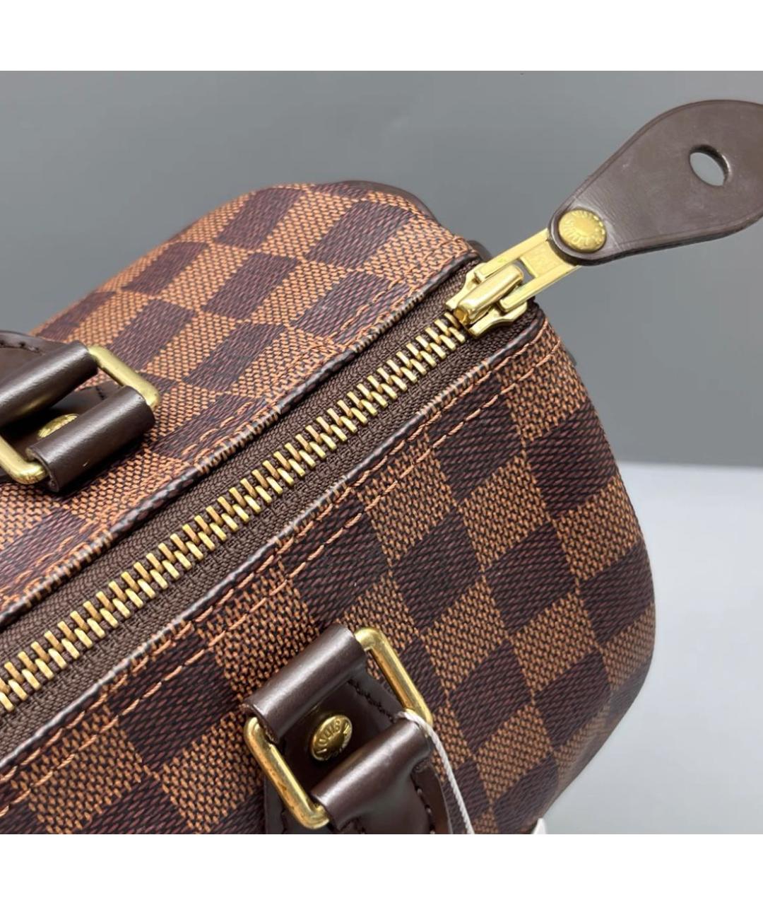 LOUIS VUITTON Коричневая сумка с короткими ручками, фото 8