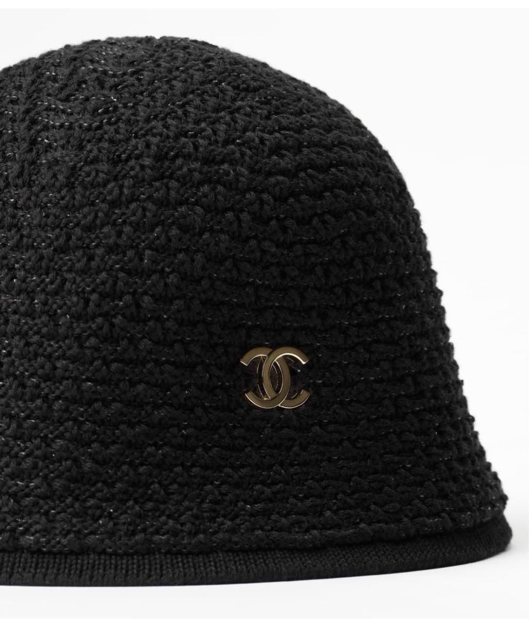 CHANEL Черная панама, фото 2