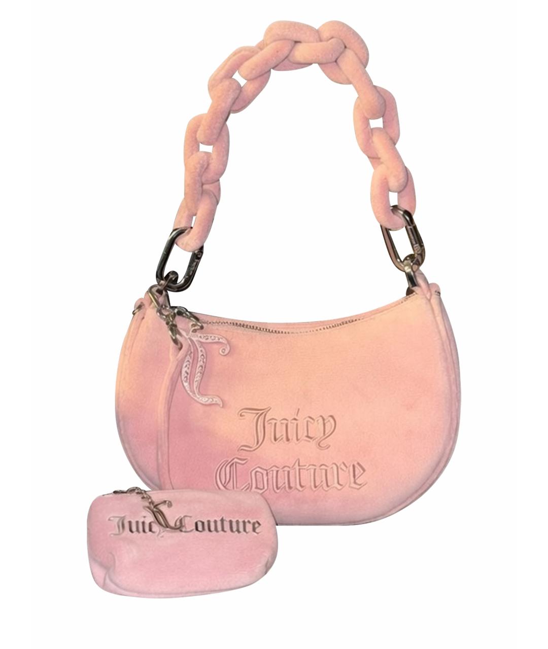 JUICY COUTURE Розовая сумка с короткими ручками, фото 1