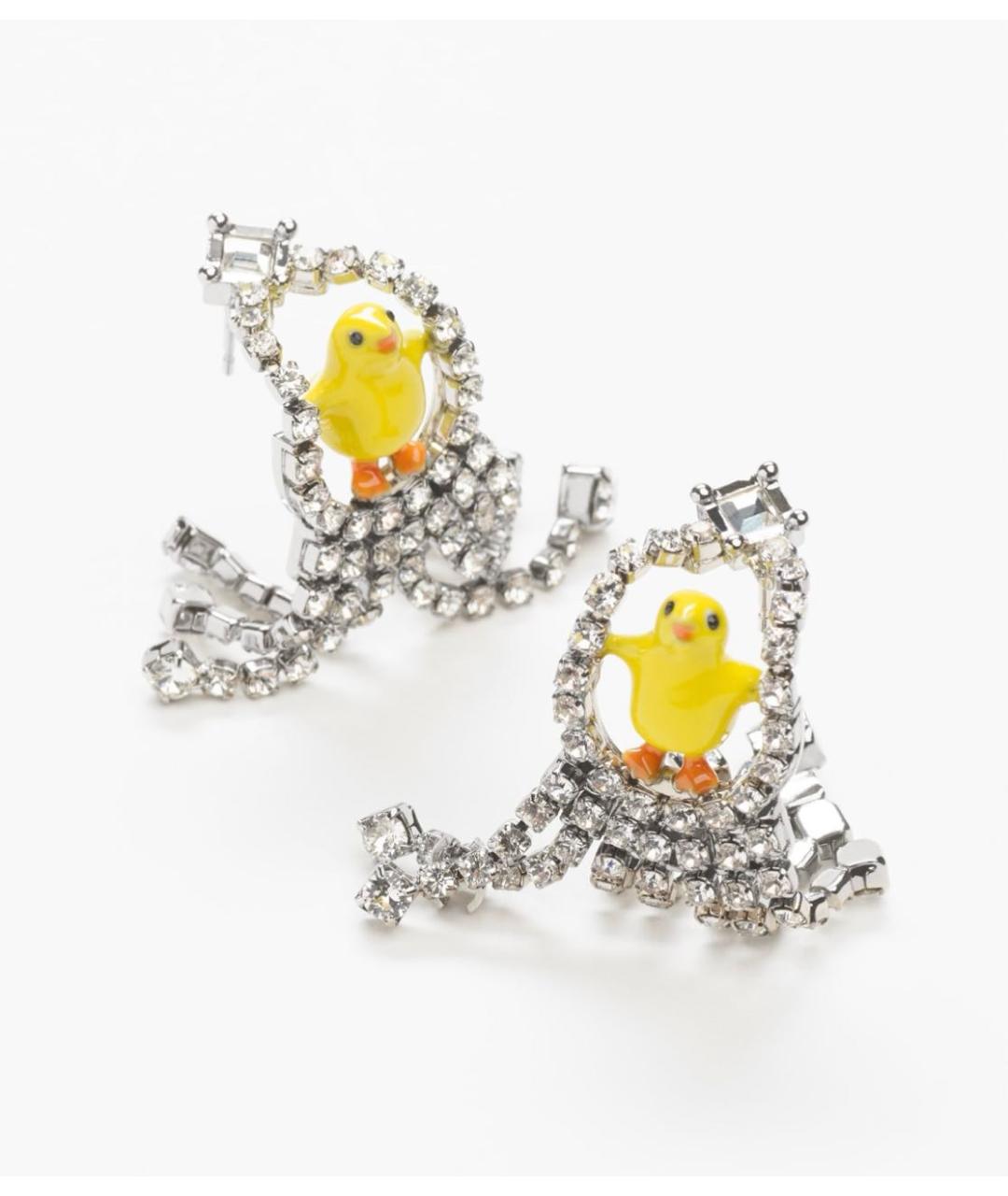 CHANEL Серебряные серьги, фото 2