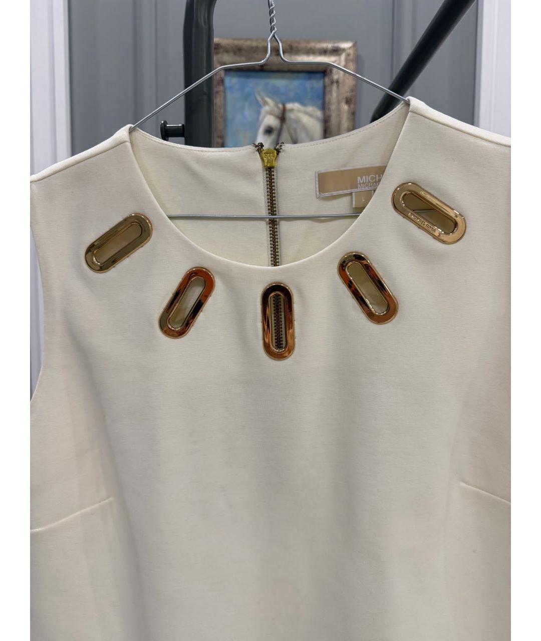 MICHAEL KORS Белая полиэстеровая майка, фото 3