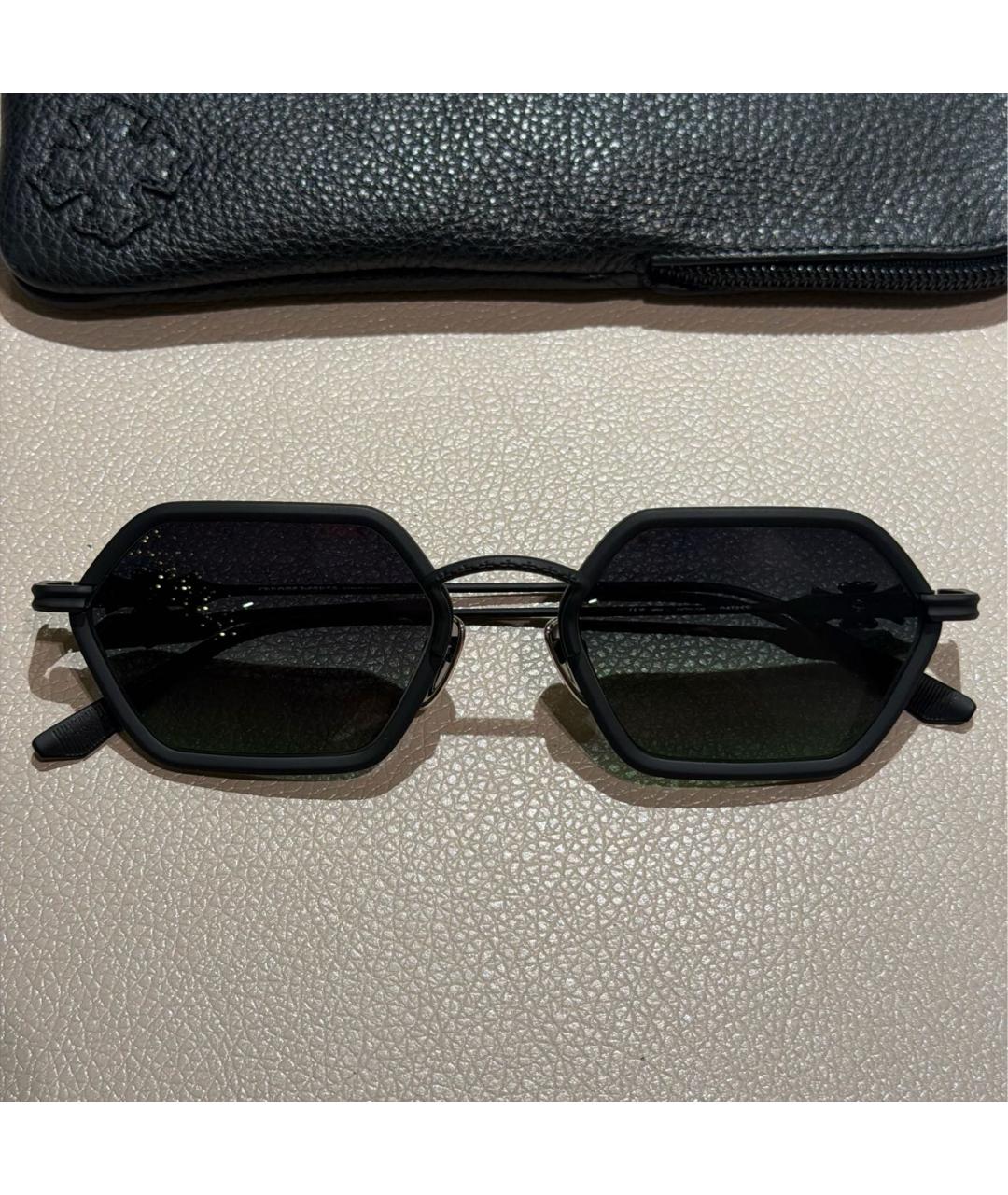 CHROME HEARTS Черные пластиковые солнцезащитные очки, фото 6