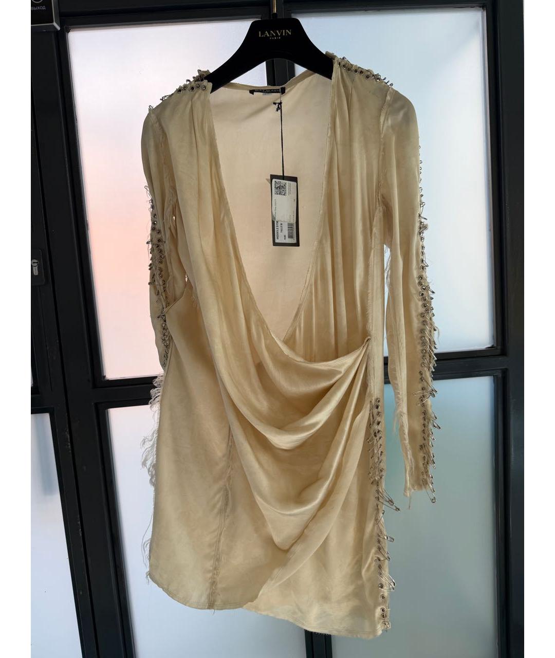 BALMAIN Шелковое платье, фото 3