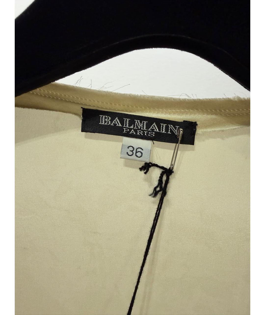 BALMAIN Шелковое платье, фото 4