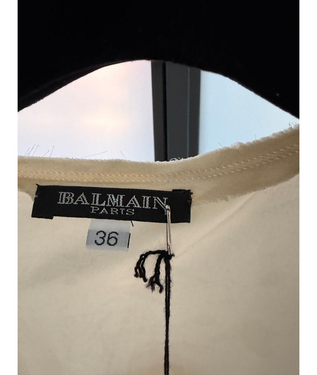 BALMAIN Шелковое платье, фото 4