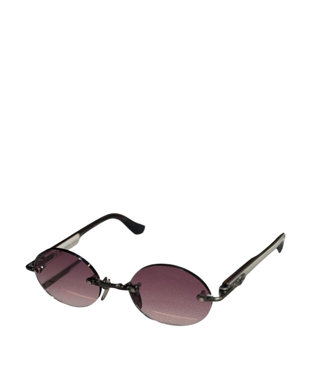 CHROME HEARTS Белые деревянные солнцезащитные очки, фото 1