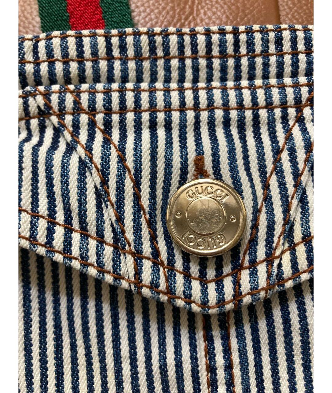 GUCCI Мульти деним комбинезон, фото 4