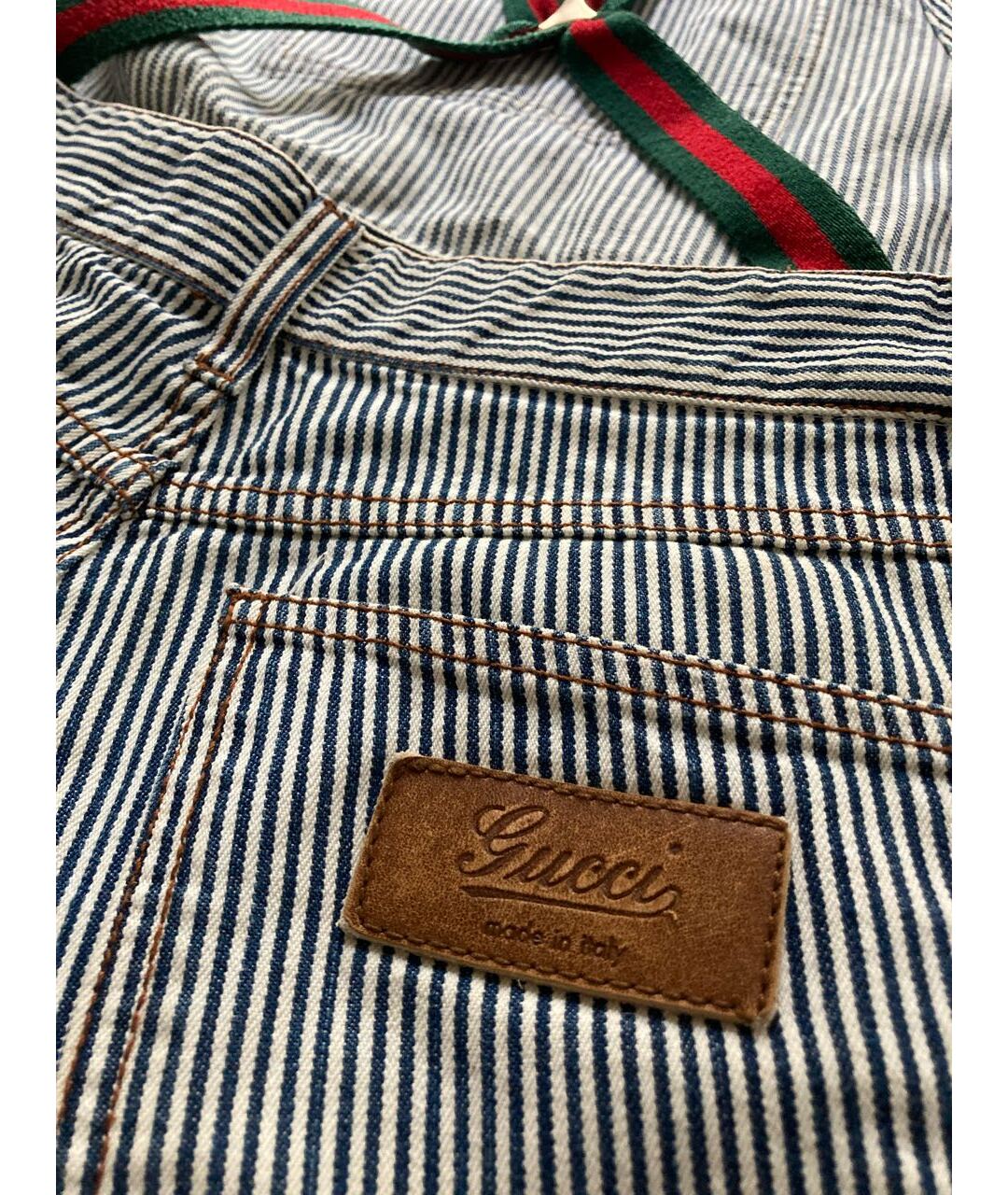 GUCCI Мульти деним комбинезон, фото 3