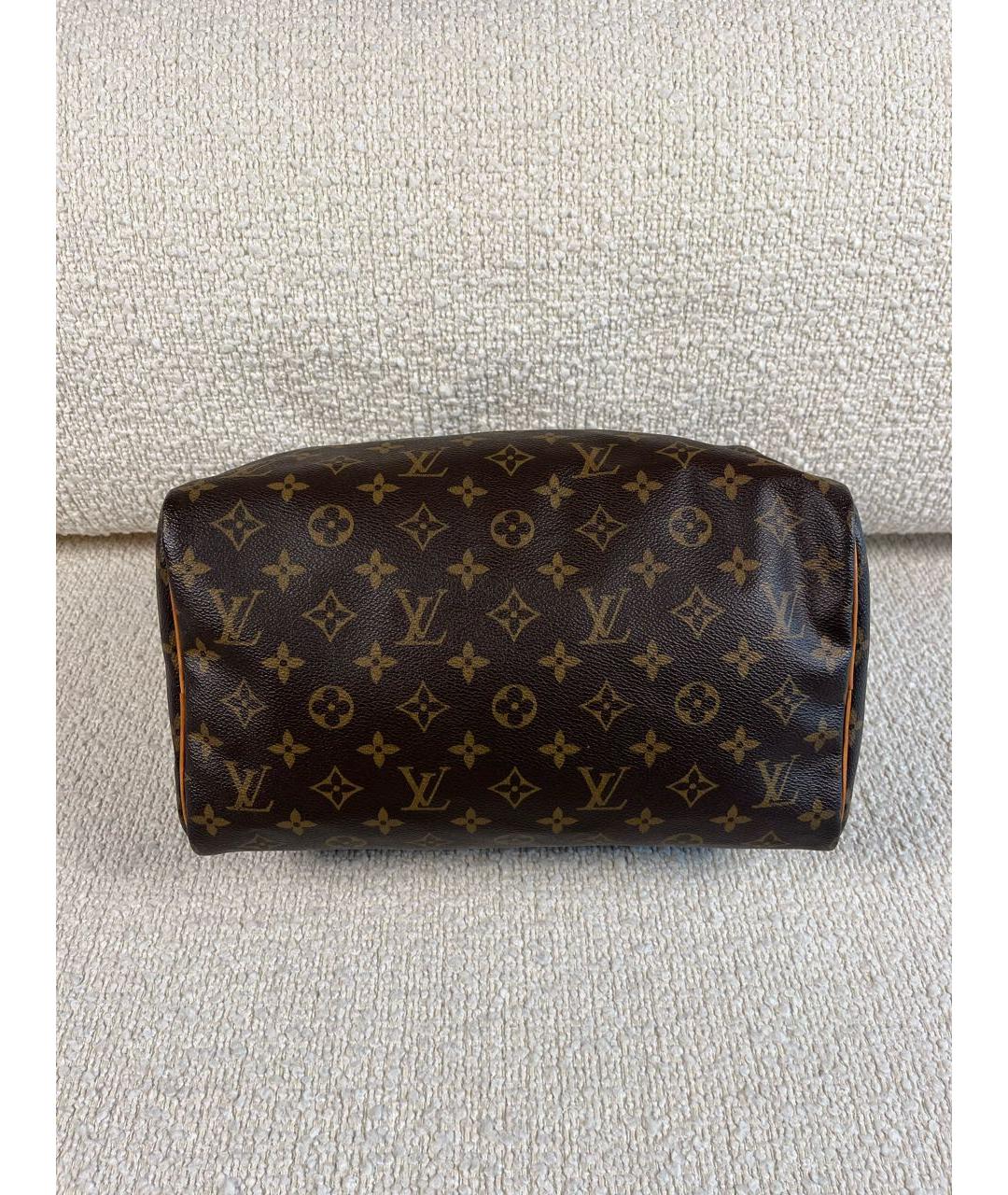 LOUIS VUITTON Коричневая сумка с короткими ручками, фото 7